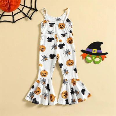 SPOOKY HALLOWEEN Bellbottom Jumpsuit