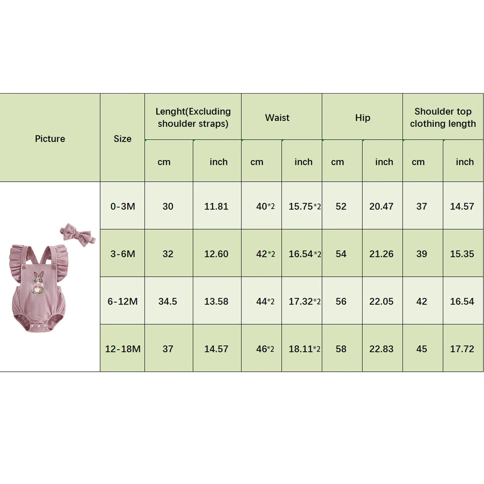 CUTE BUNNY Ruffle Romper