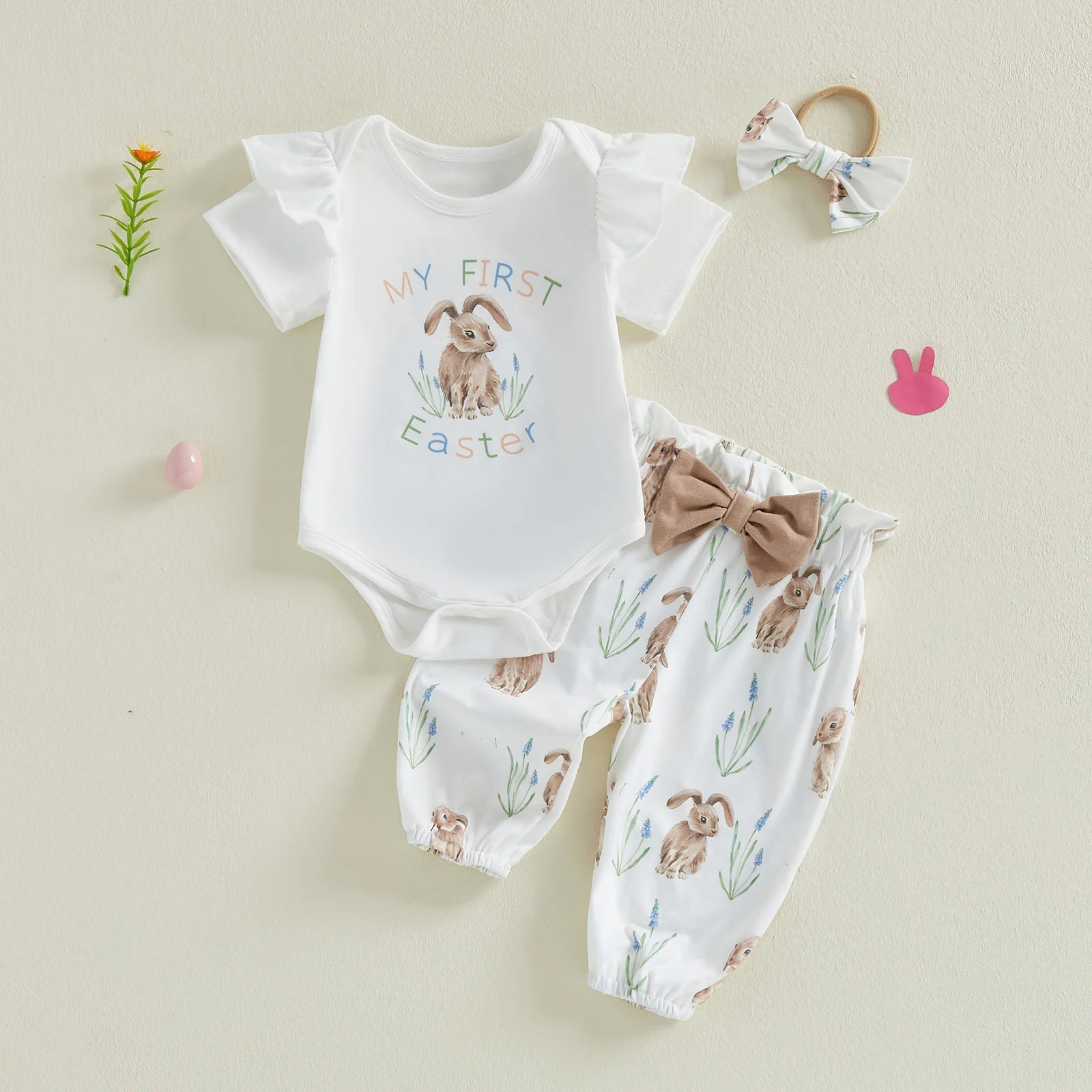 MY FIRST EASTER White Outfit