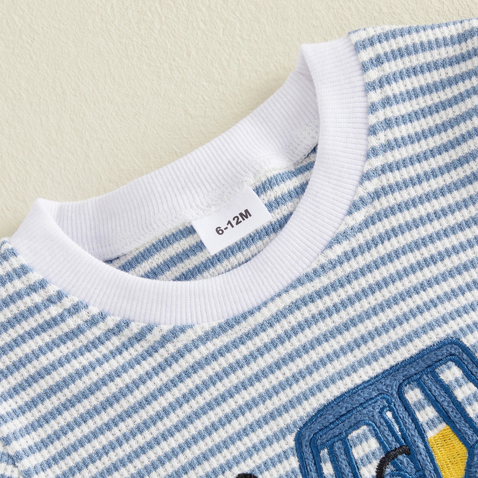 TRACTOR Striped Waffle Knit Outfit