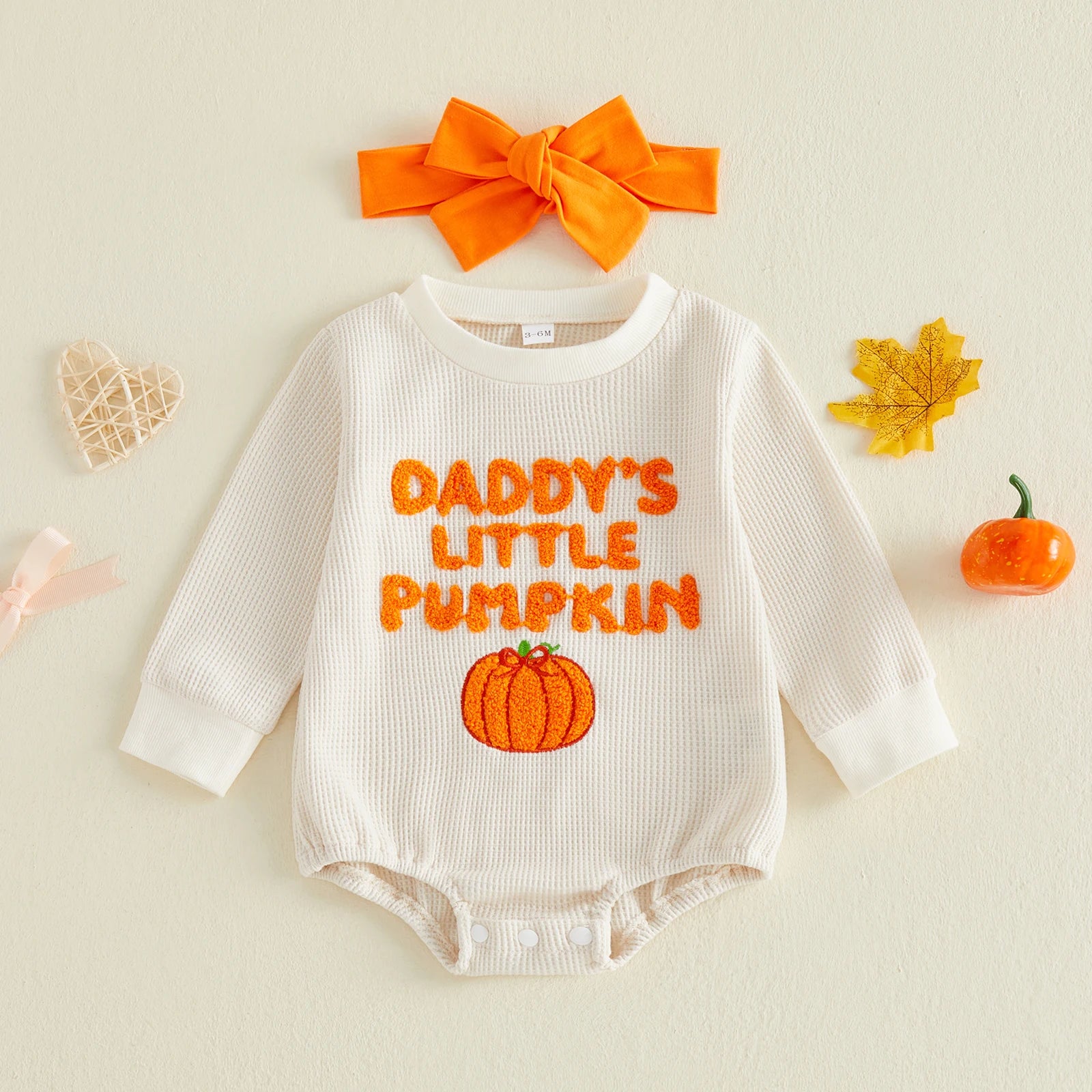 MAMA'S/DADDY'S LITTLE PUMPKIN Long-Sleeve Onesie