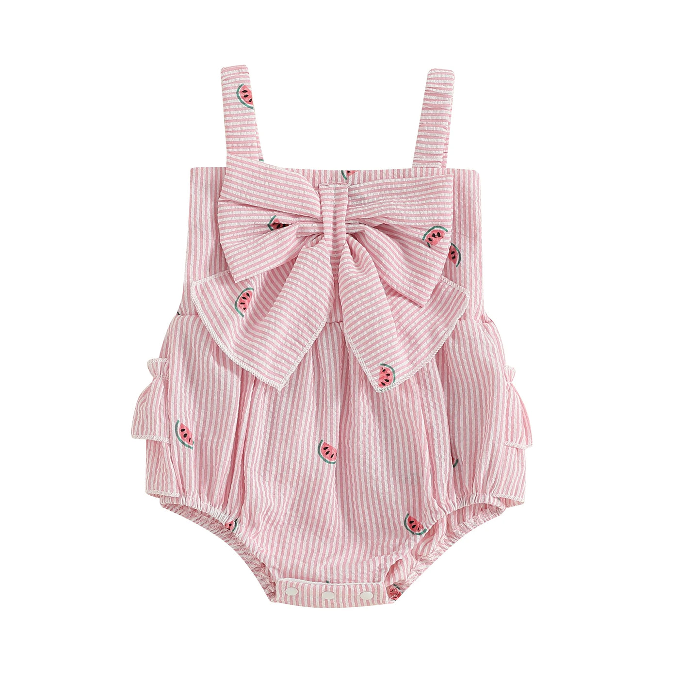WATERMELON Bow Romper