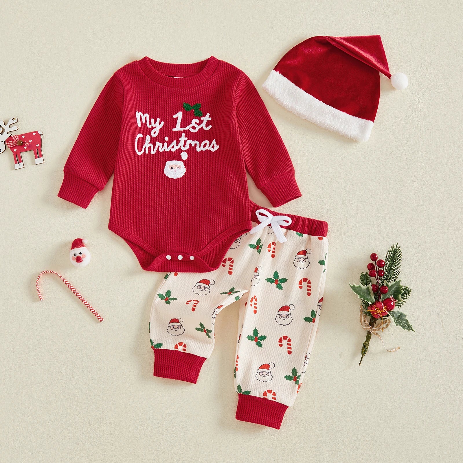 MY 1ST CHRISTMAS Santa Outfit