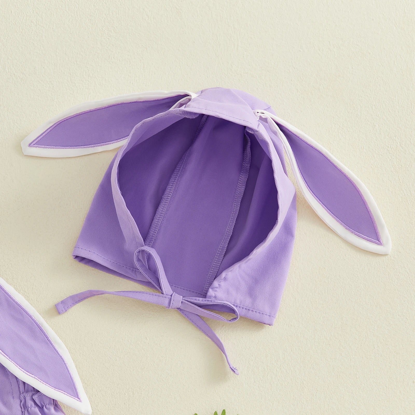 BUNNY Ruffle Romper with Bunny Cap