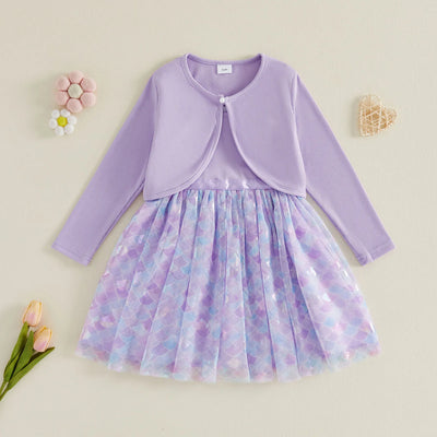 MERMAID Dress with Cardigan