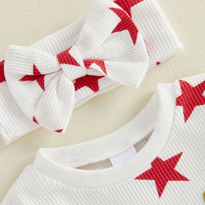 USA STAR White Romper