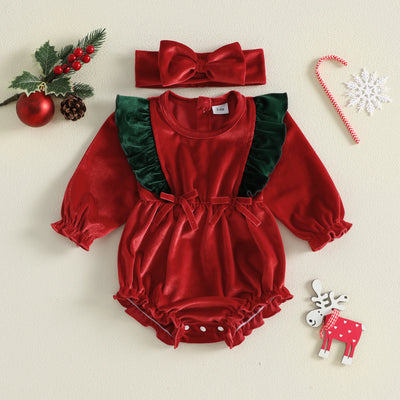 PAISLEY Velvet Romper