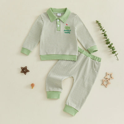 DADDY'S CADDY Striped Outfit