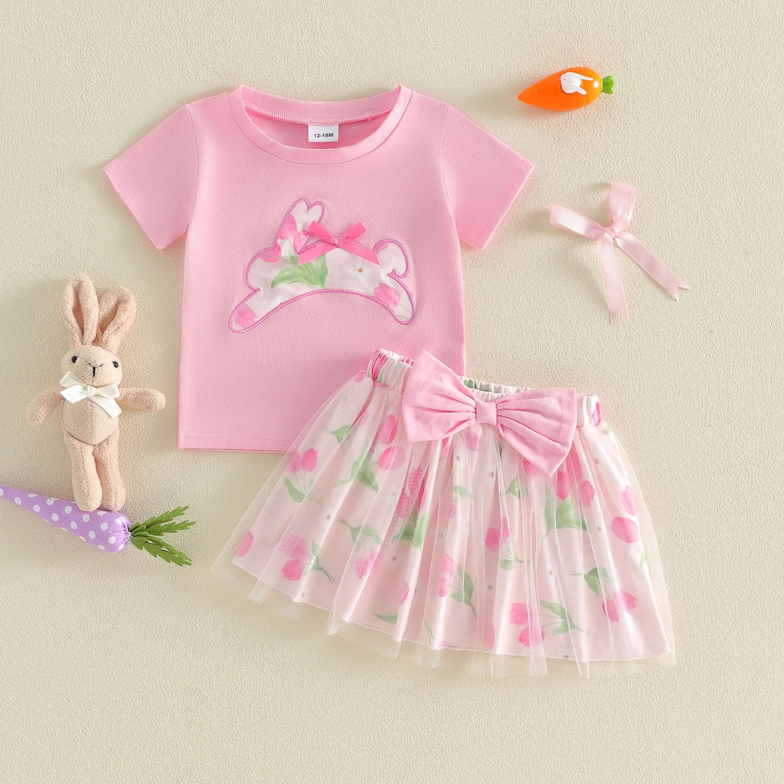 HOPPING BUNNY Skirt Outfit
