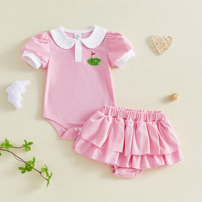 GOLF Collared Ruffle Outfit