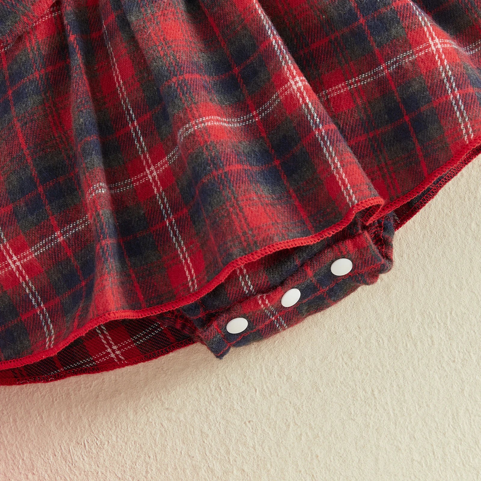 VIVIENNE Plaid Romper Dress