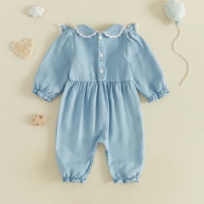 MILA Lace & Bowtie Jumpsuit