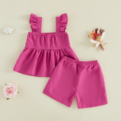 MARINA Pink Crochet Outfit