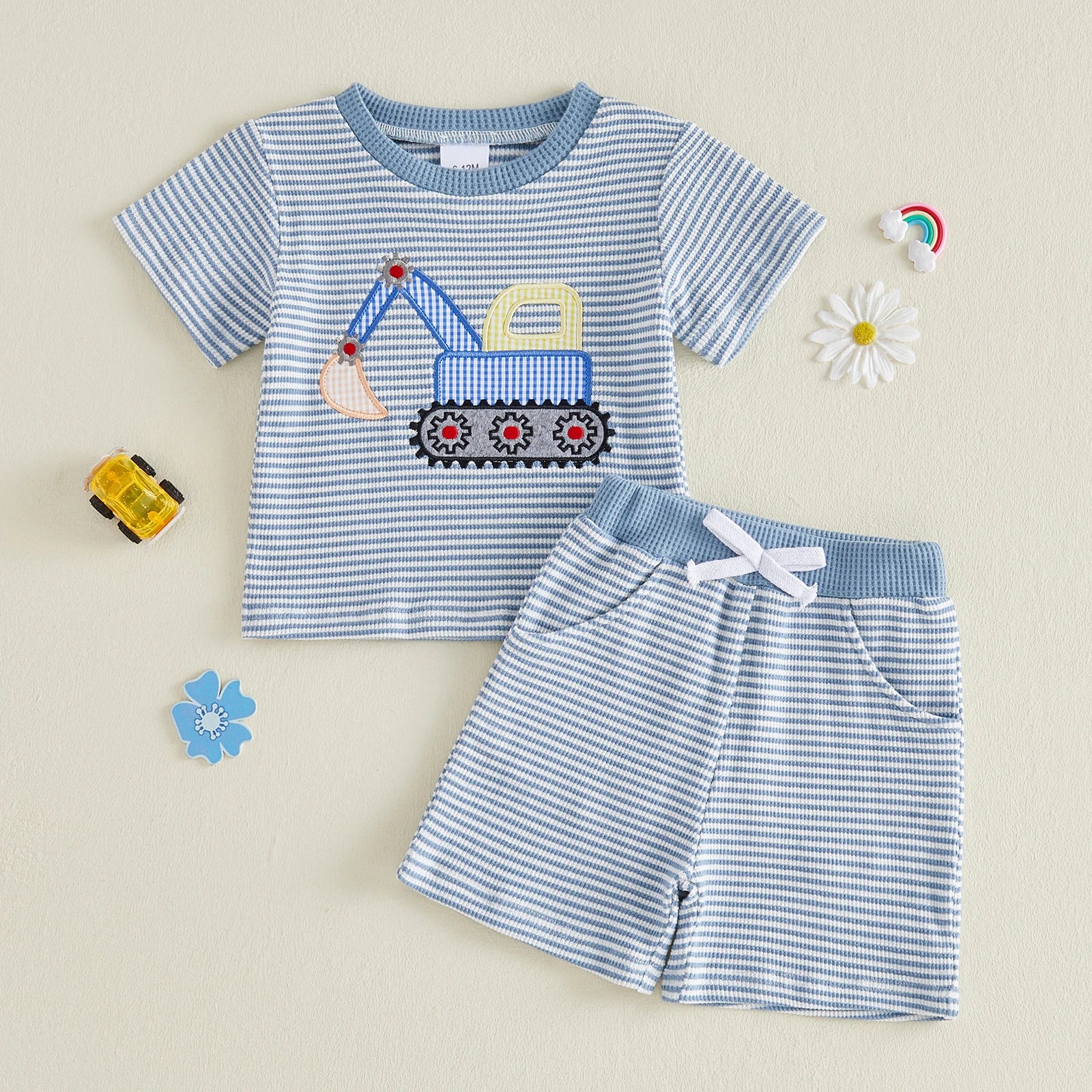 EXCAVATOR Striped Outfit