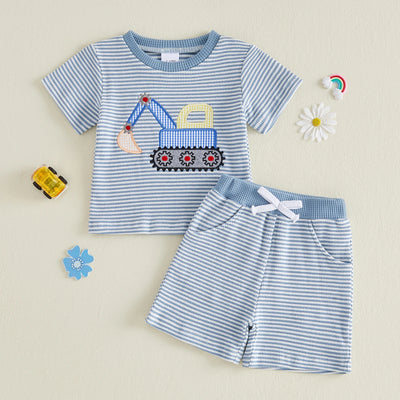 EXCAVATOR Striped Outfit