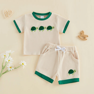 TURTLE Waffle Knit Outfit