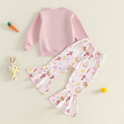 HE IS RISEN Pink Easter Bellbottom Outfit