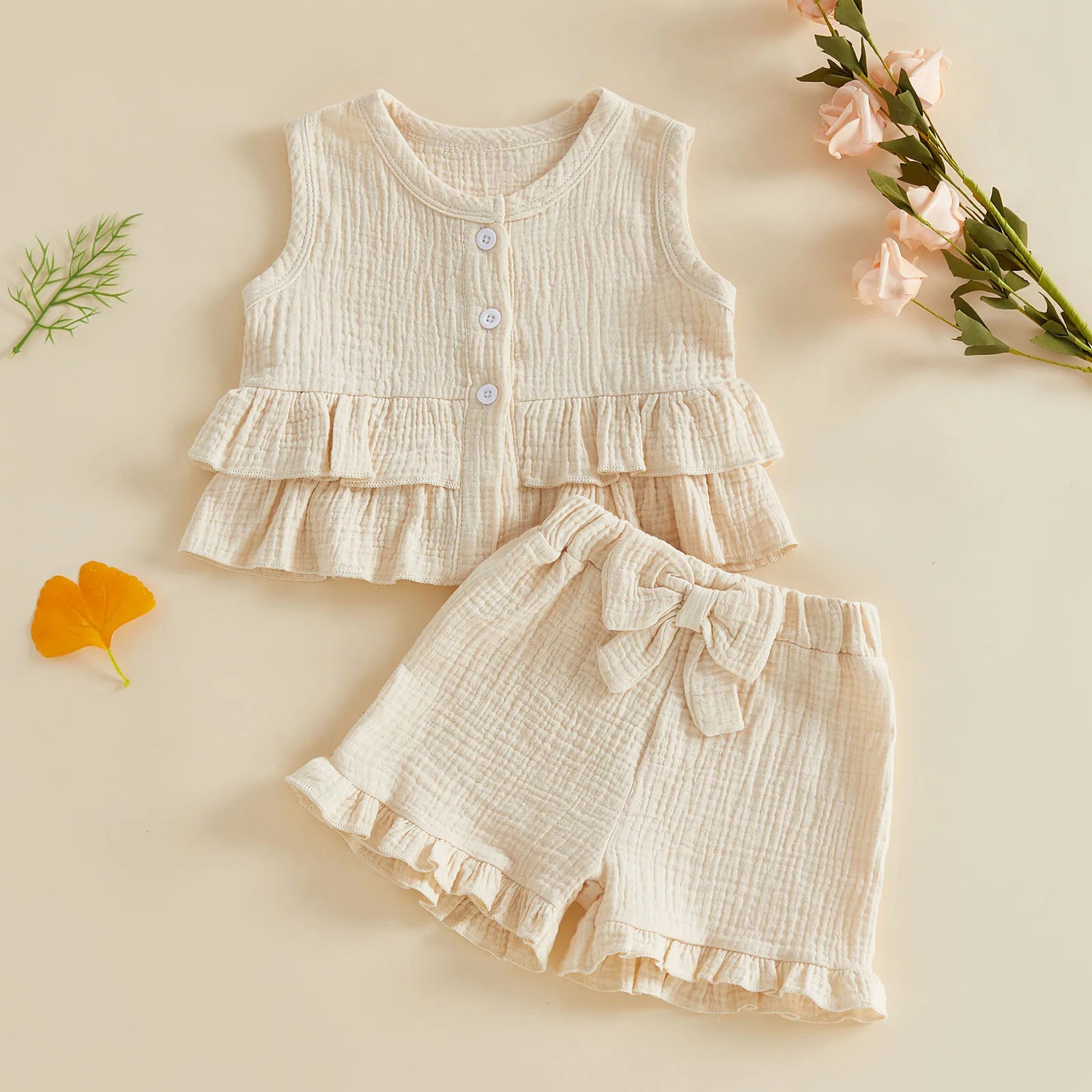 ZOEY Ruffle Bowtie Outfit