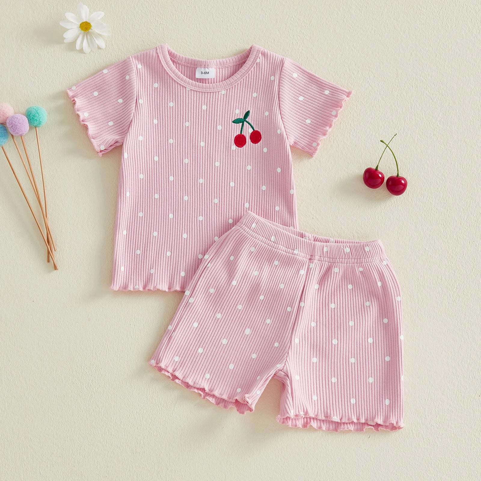 CHERRIES Polka Dot Outfit