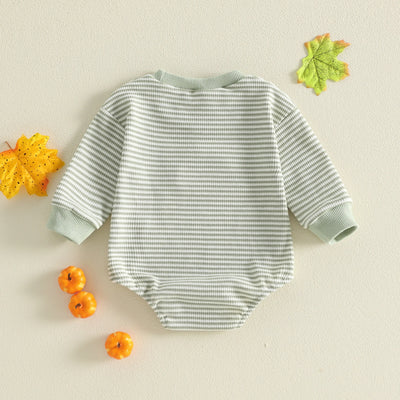 MY FIRST HALLOWEEN Striped Long-Sleeve Onesie