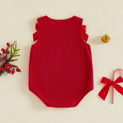 CHRISTMAS CUTIE Corduroy Romper
