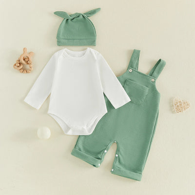 EVERETT Overall Outfit with Beanie