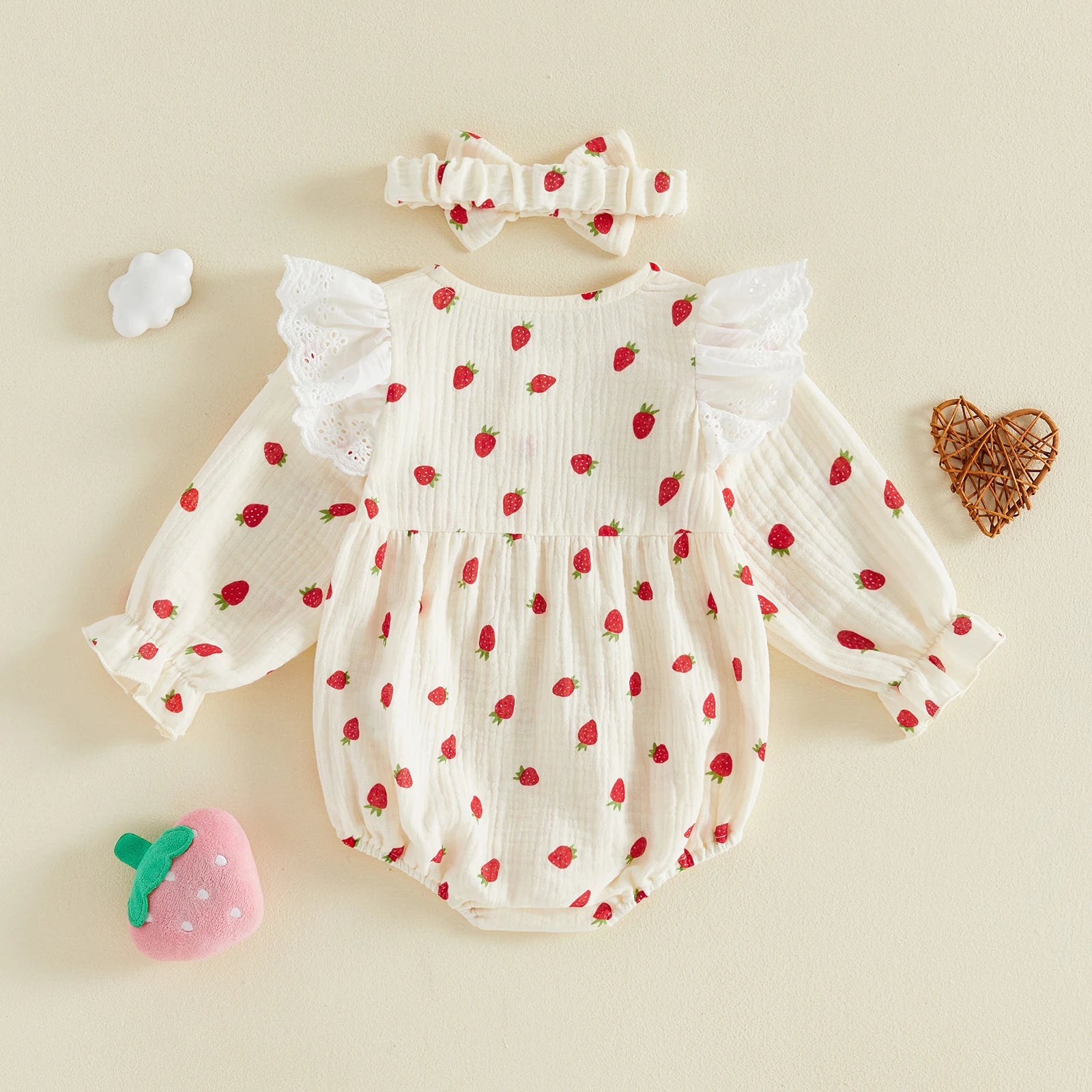 SPRING Angel Wing Romper