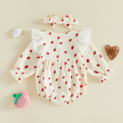 SPRING Angel Wing Romper