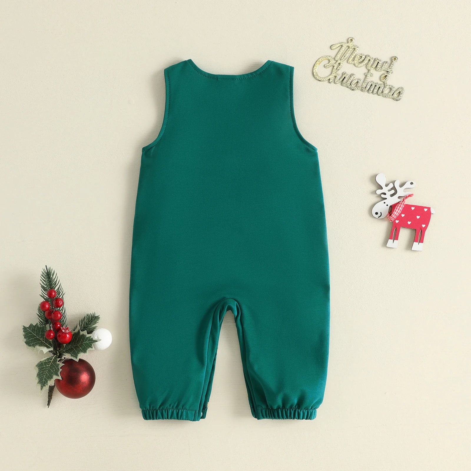 CHRISTMAS TREE Pompom Jumpsuit