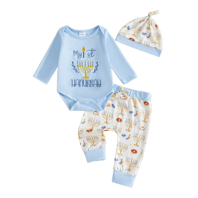 MY FIRST HANUKKAH Candle Outfit