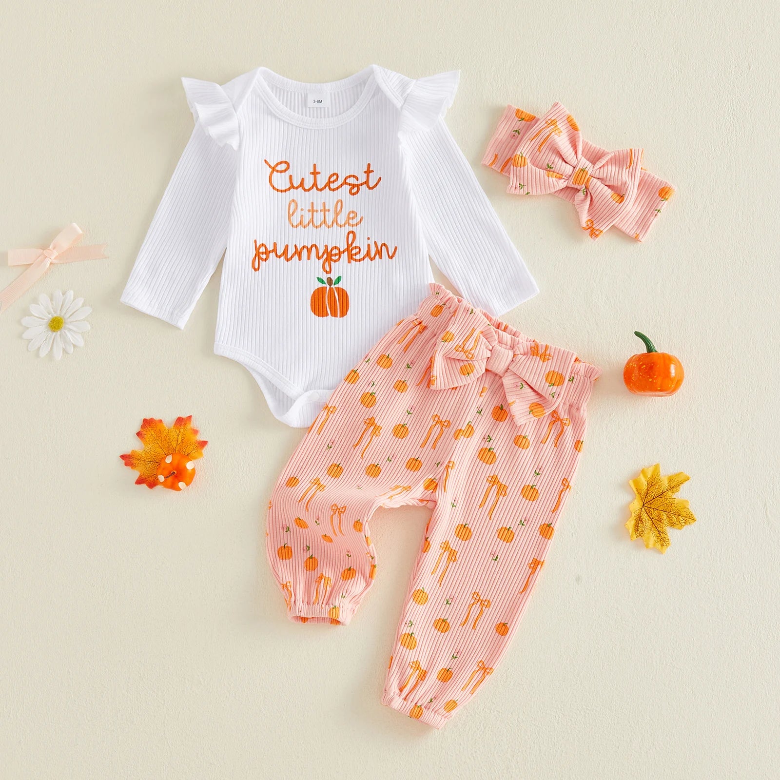 CUTEST LITTLE PUMPKIN Bowtie Outfit