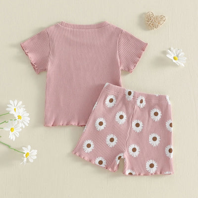 DADDY'S GIRL Daisies Outfit