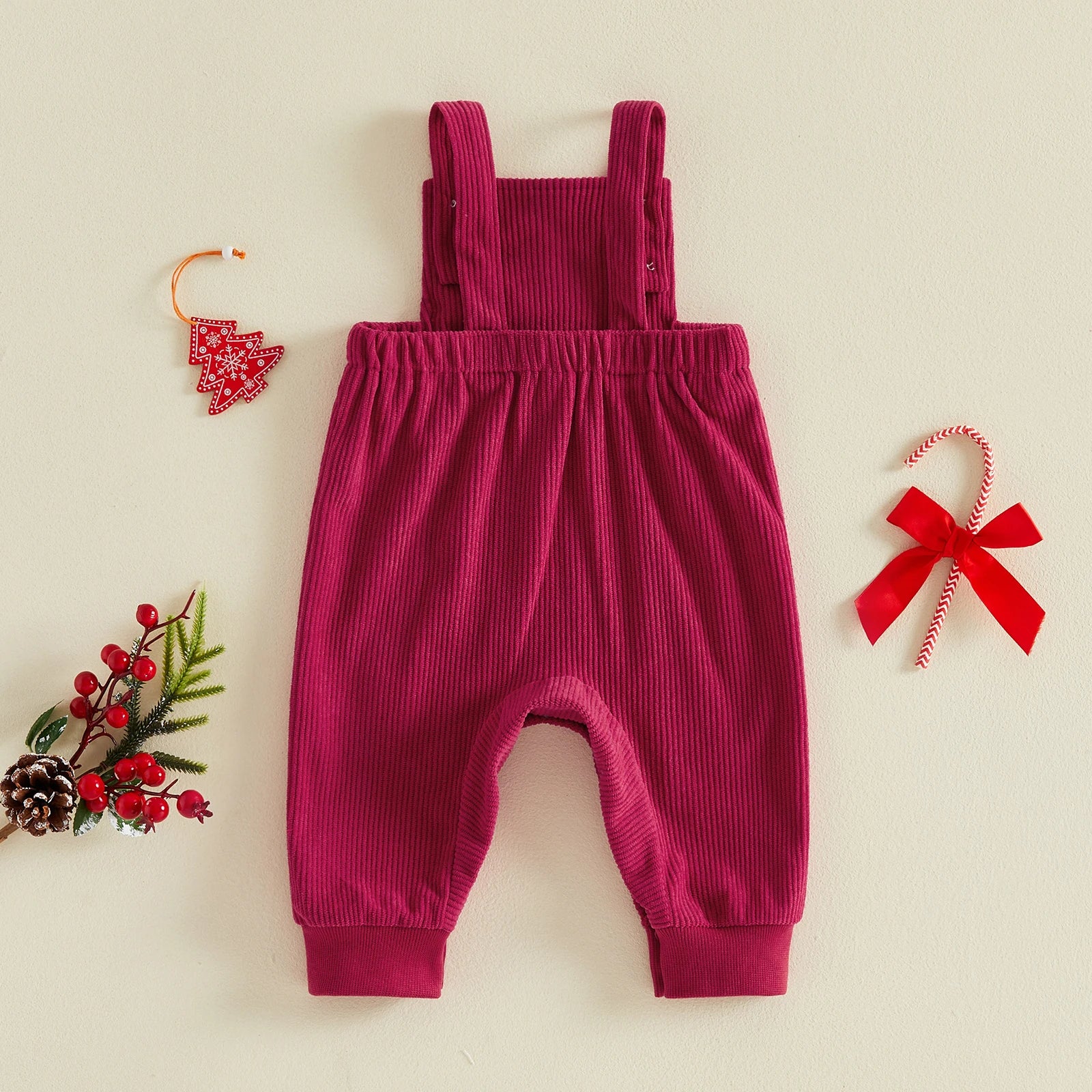 MY FIRST CHRISTMAS Corduroy Overalls