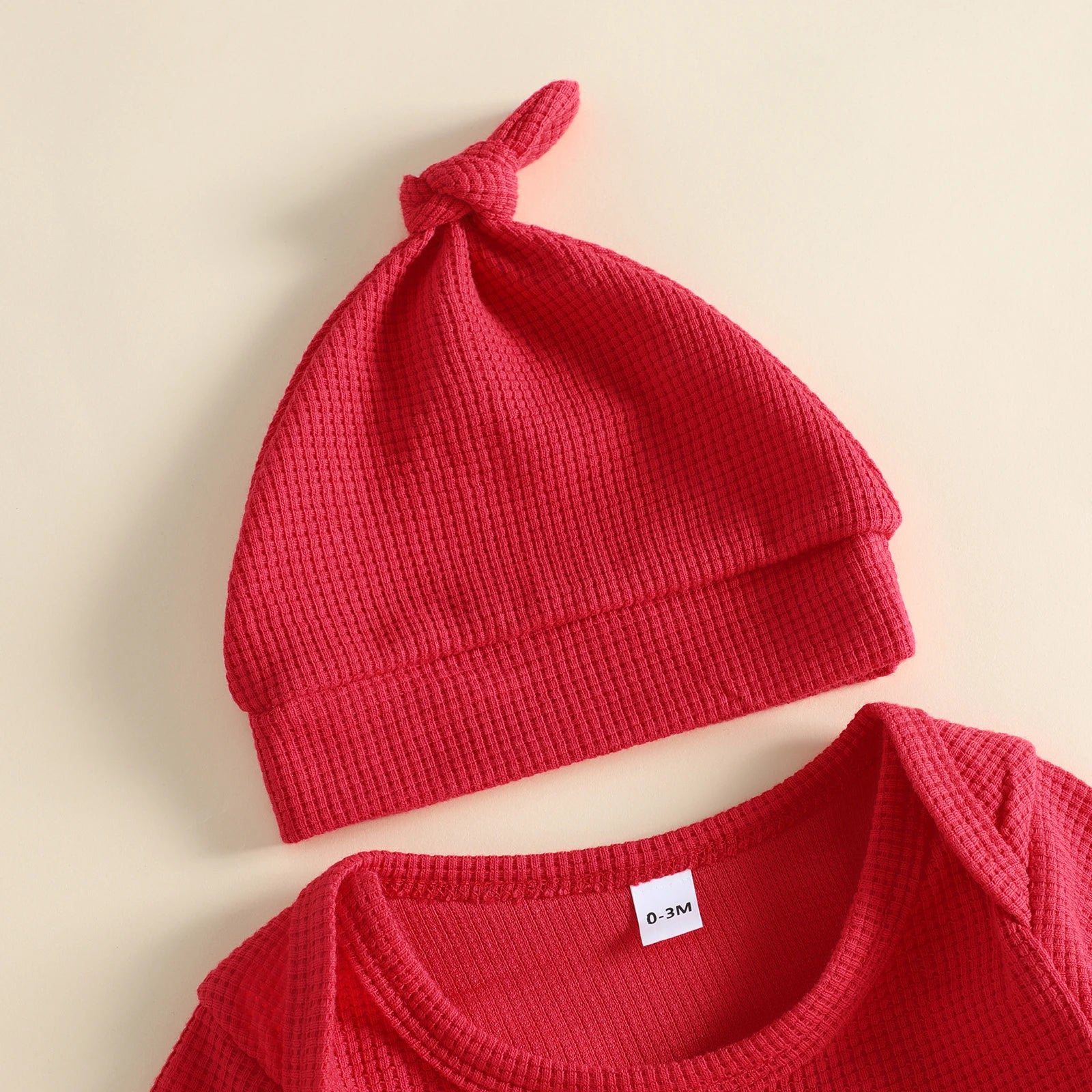 MY FIRST CHRISTMAS Car Ribbed Jumpsuit