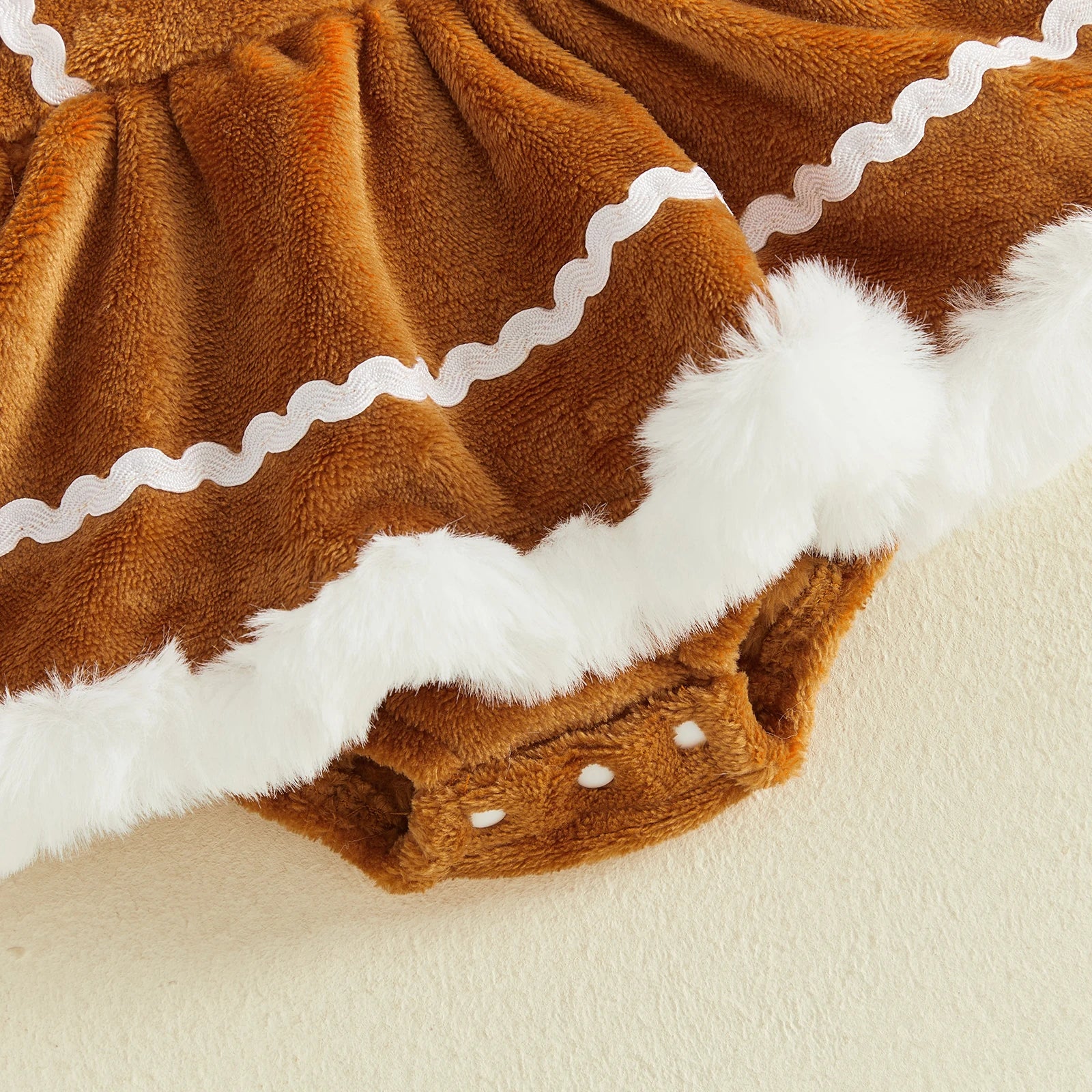 GINGERBREAD GIRL Romper Dress