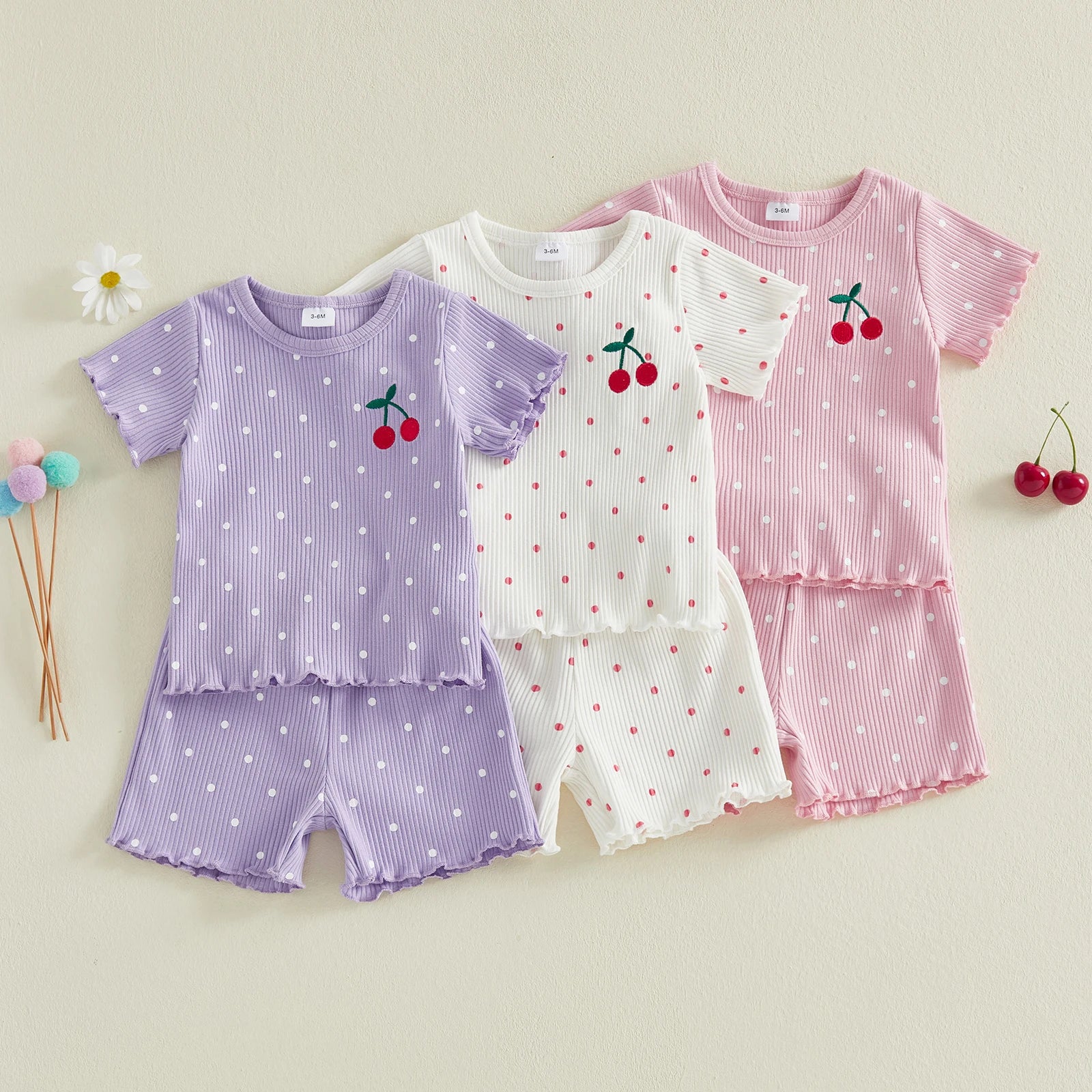 CHERRIES Polka Dot Outfit