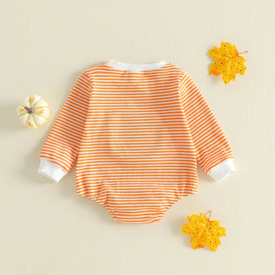 PUMPKIN Bowtie Striped Long-Sleeve