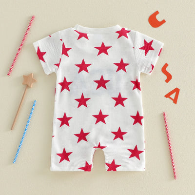USA STAR White Jumpsuit