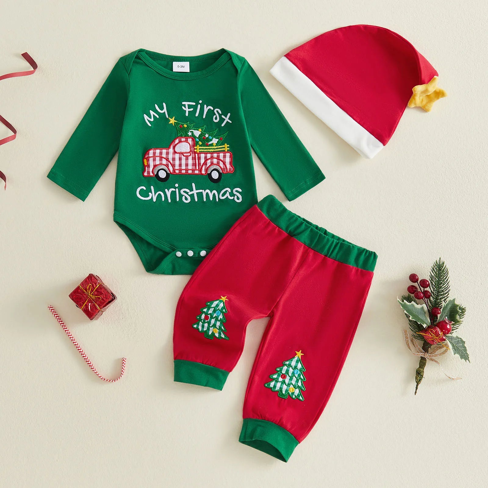MY FIRST CHRISTMAS Truck Outfit