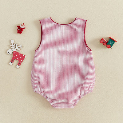 JOLLY & MERRY Striped Romper