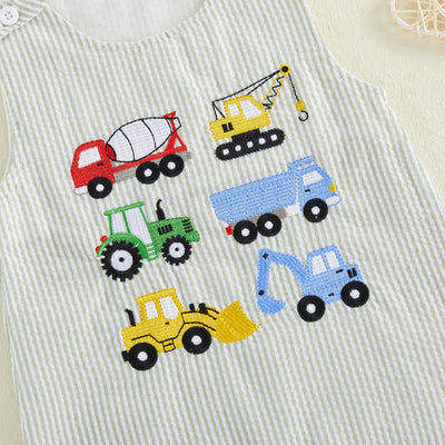 CONSTRUCTION VEHICLES Romper