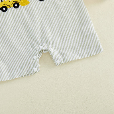 CONSTRUCTION VEHICLES Romper