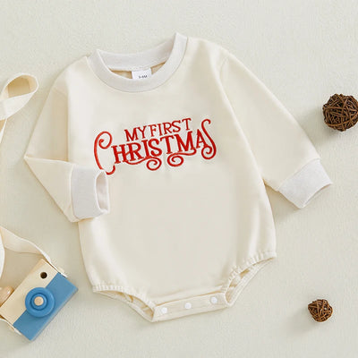 MY FIRST CHRISTMAS Long-Sleeve Onesie