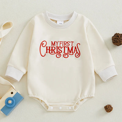 MY FIRST CHRISTMAS Long-Sleeve Onesie