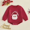 MERRY CHRISTMAS Santa Long-Sleeve Romper