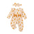 GINGERBREAD MAN Bowtie Ruffle Jumpsuit