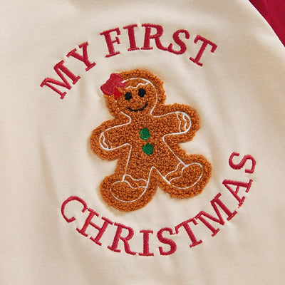 MY FIRST CHRISTMAS Gingerbread Man Jumpsuit