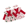 CHRISTMAS Overall Bowtie Dress