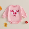 SANTA BABY Pink Long-Sleeve