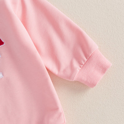 SANTA BABY Pink Long-Sleeve